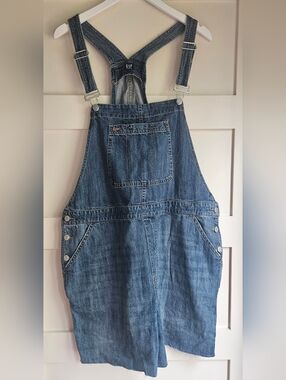 GAP Cotton Denim Cut-off Jumper Overalls Sz Xlarge/tall